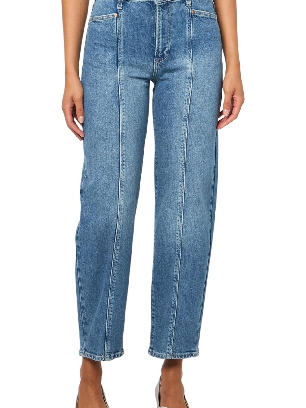 PAIGE Women's Alexis with Center Seams and Angeled Pockets